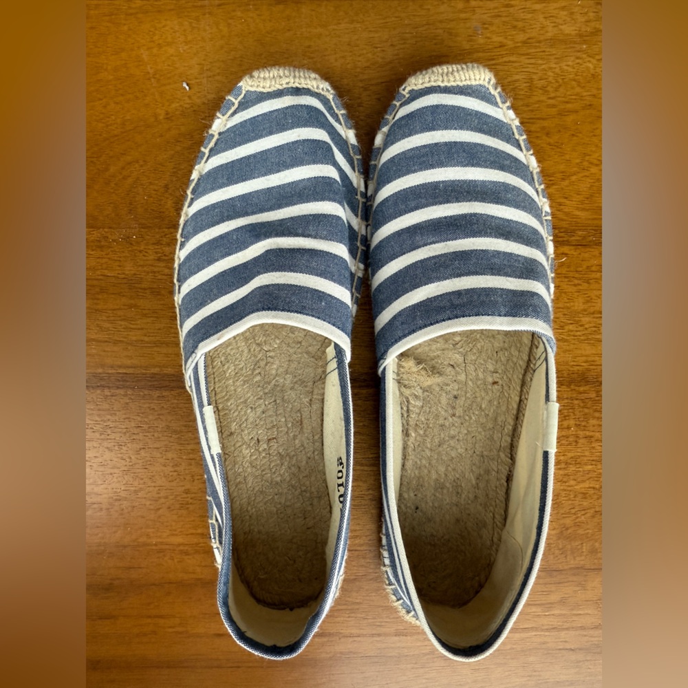 Soludos Striped Espadrilles Size 9